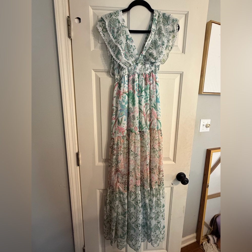 House of Harlow 1960 floral maxi dress
